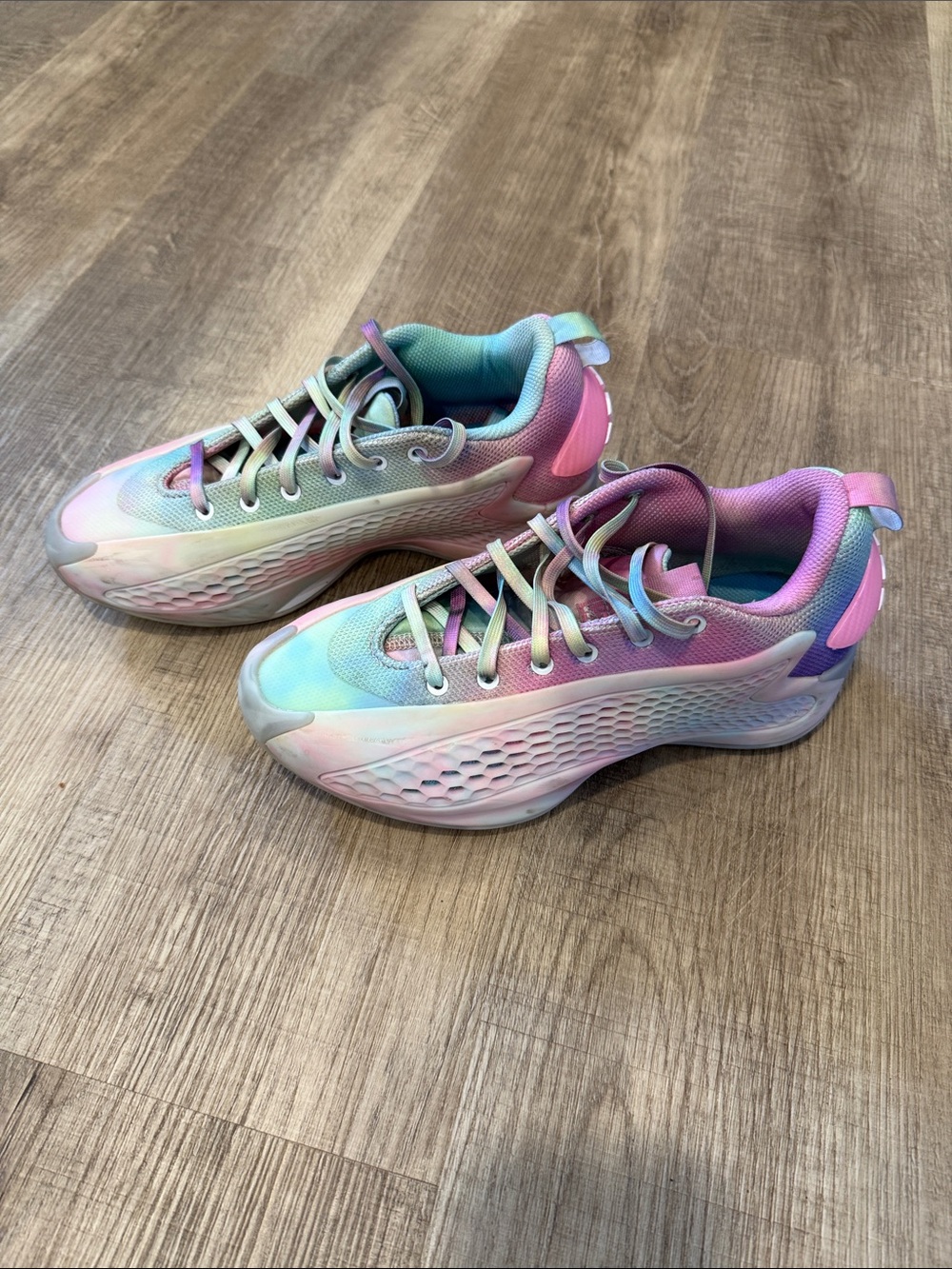 Anthony Edwards 1 J Low- “Tie dye basketball shoes.
